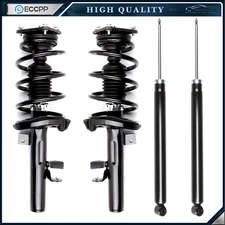 For 2012-2013 Ford Focus (2) Front Complete Struts Springs and (2) Rear Shocks