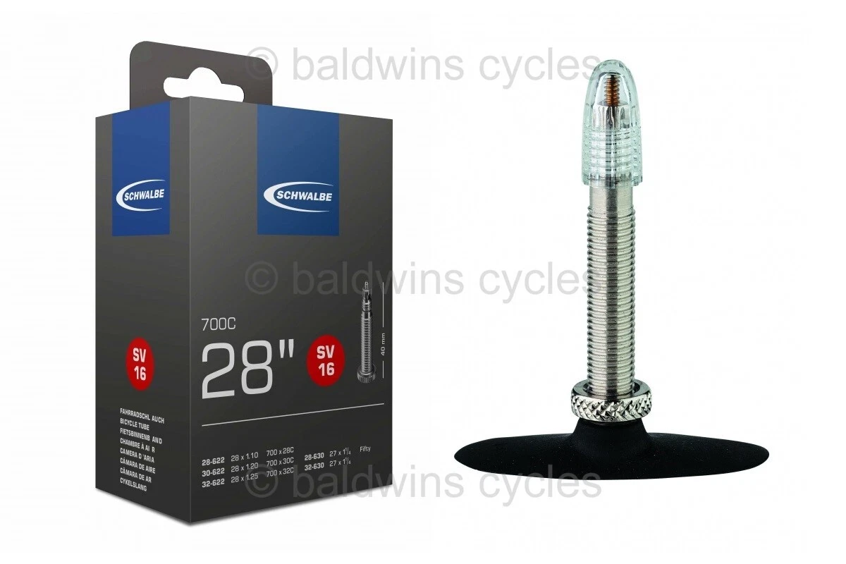 SCHWALBE SV16 INNER TUBE 28 x 1.20 700c x 32c PRESTA VALVE