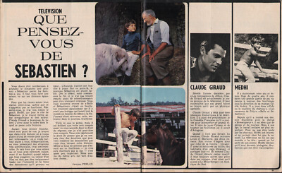 1968 DOKUMENT (Ref. JF 14) KINEMA SéBASTIEN PARMIS les HOMMES MEDHI 2Seiten