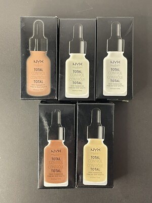 NYX Total Control Drop Foundation 0.43OZ Choose Shade 06/07/08/17/19