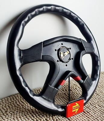 MOMO Honda Access F 1 RARE Leather Steering Wheel EE9 EG6