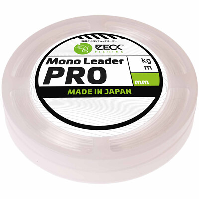 (0,70 /1m) Zeck Mono Leader Pro 1,17mm 77kg 20m Vorfachmaterial Welsangeln