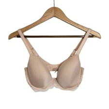 Wacoal Beige Nude Lace Affair Contour Underwire T-Shirt Bra 853256 Size 32DDD