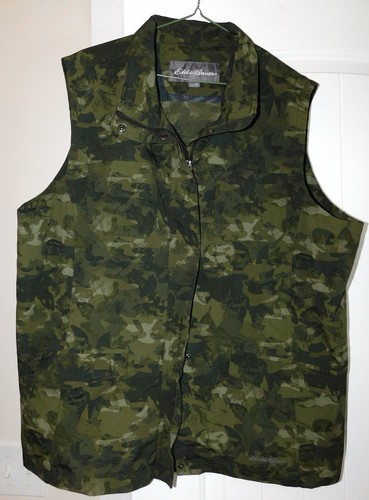 Eddie Bauer DARK GREEN Camo Print women 