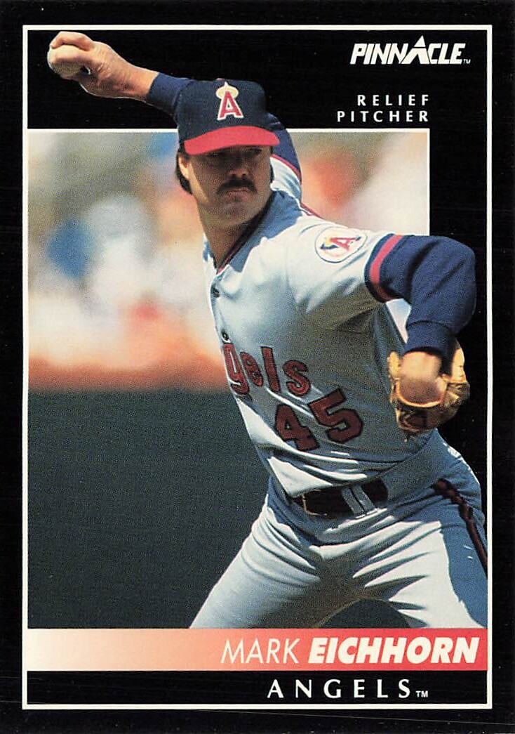 Mark Eichhorn #353 1992 Pinnacle California Angels