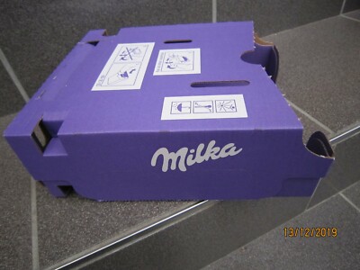 Alte Verpackung ''KRAFT Foods'' Karton für MILKA-Schokoladen - MHD 2012 - leer