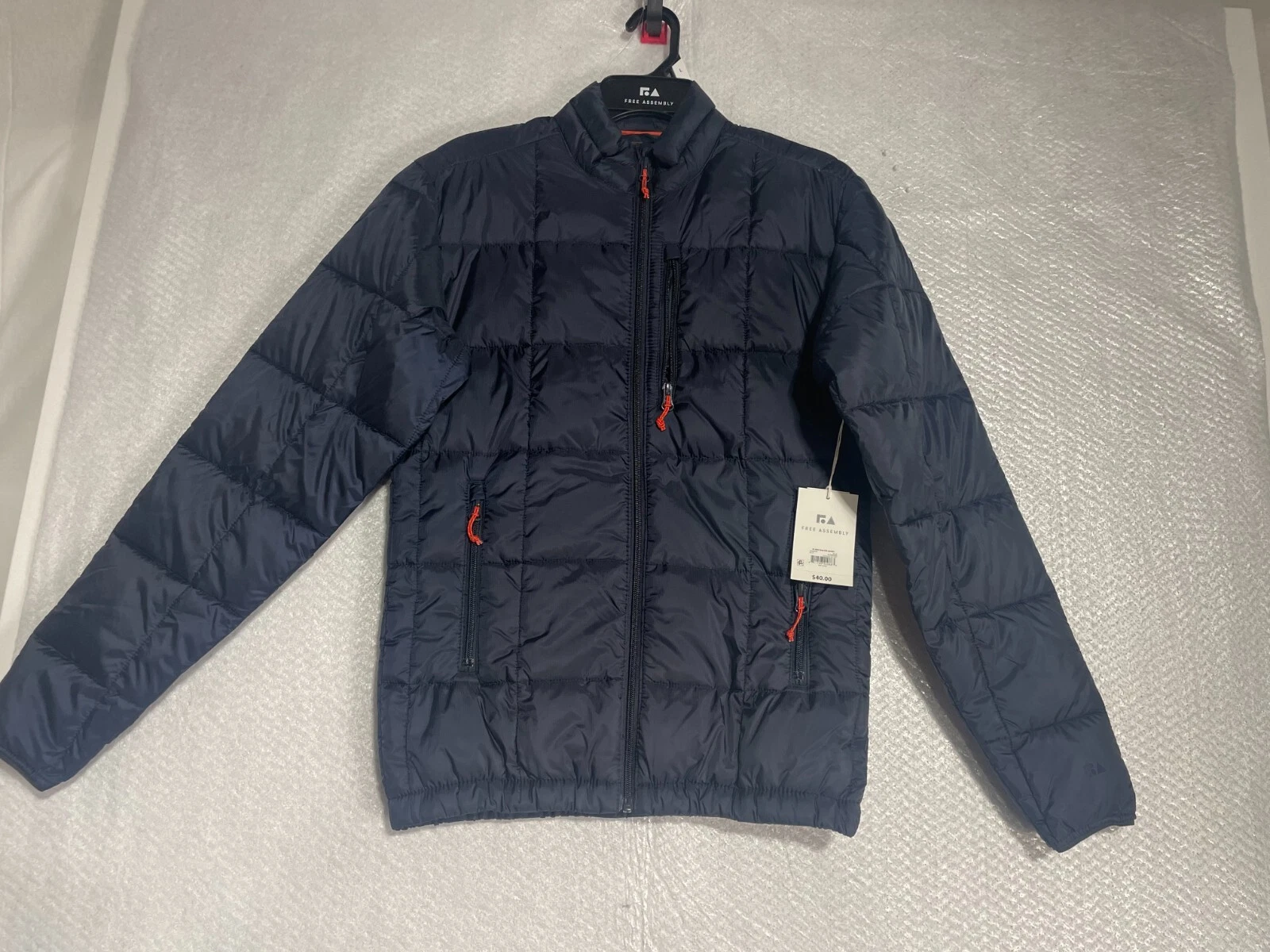 mens free assembly puffer coat