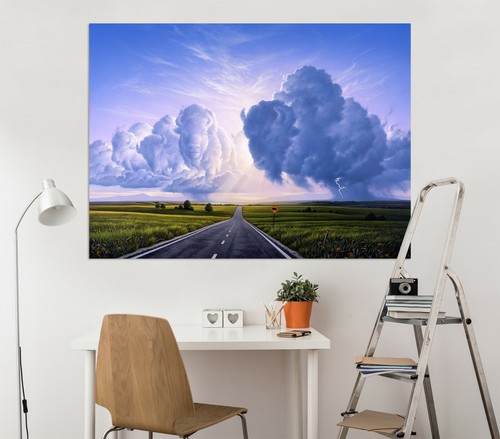 3D Misty River 113 Jerry LoFaro Wall Sticker