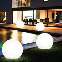 4X Solarleuchte Gartendeko AußEnleuchte Led Kugelleuchte Erdspieß Balkonleuchte