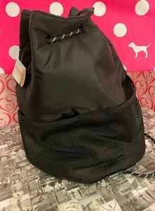 victoria's secret pink drawstring backpack
