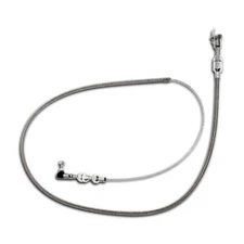 36 INCH STAINLESS STEEL BRAIDED THROTTLE CABLE KIT - UNIVERSAL