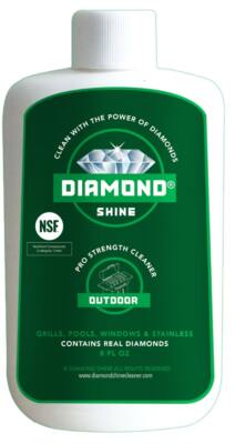 Diamond Shine Outdoor 10 oz Commercial Professional Cleaner Hard Water BBQ Grill
