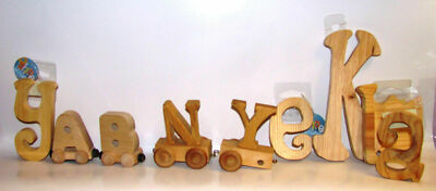 Craft Wooden letters - 9 different letter replacement