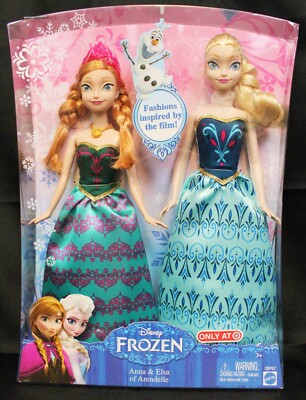 2013 Mattel Disney Frozen Anna Elsa Of Arendelle Target