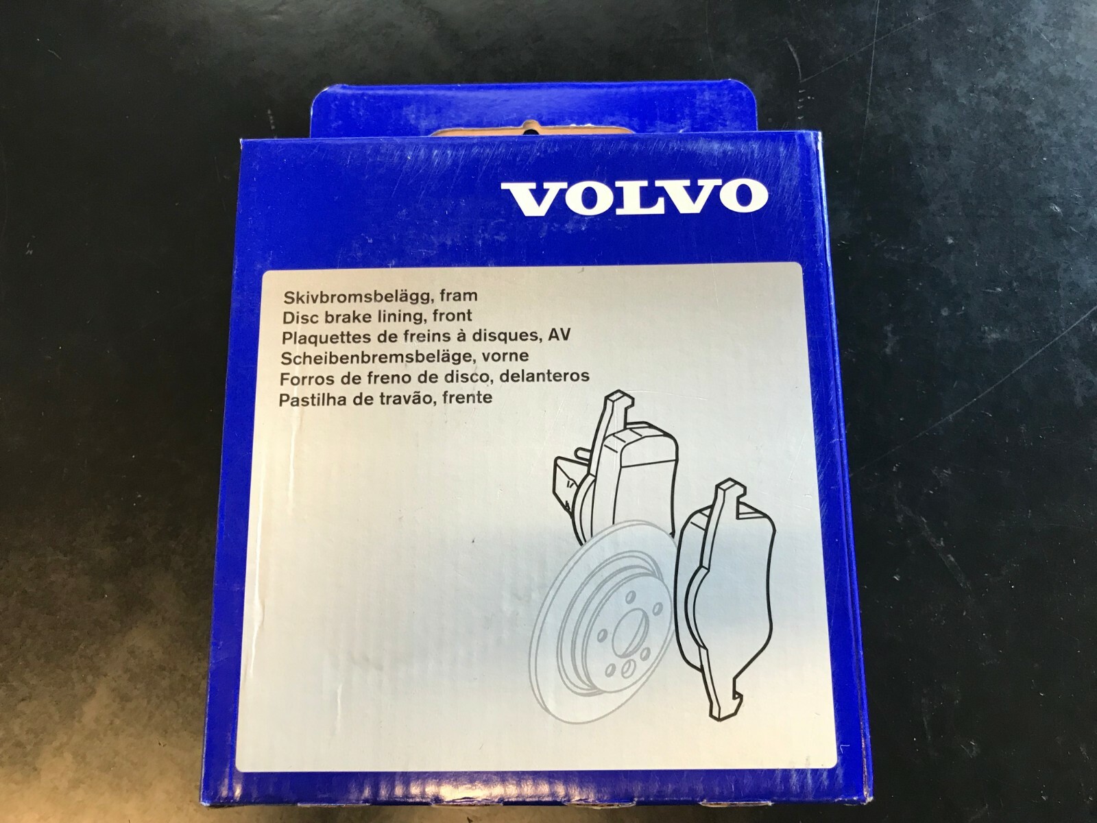 GENUINE VOLVO FRONT BRAKE PADS V40 mk2 31341301 BRAKES 278mm / 300mm eBay