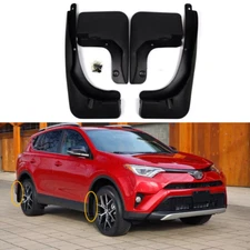 4pcs Front Rear Mud Guards Flaps Splash Fender for 2016-2018 Toyota RAV4
