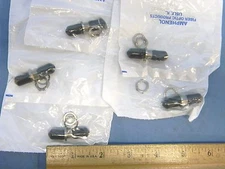 5 NEW Amphenol 944-125-6004 FC/APC Simplex SM Adapter D-Hole Feed Through Zircon