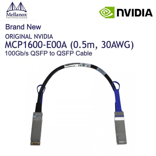 Cavo Passivo Mellanox MCP1600-E001E30 QSFP28 3m – NVIDIA InfiniBand EDR Per Data Center