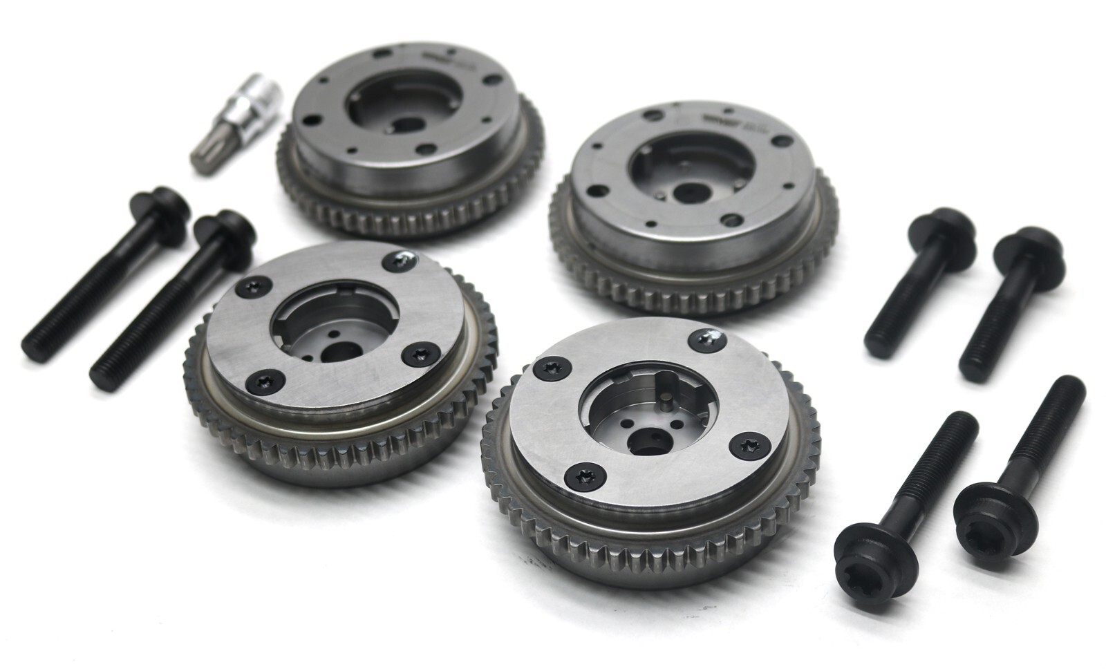 New Redesigned & Improved 3.5L EcoBoost 4-Pc Cam Phaser Set w/Hardware VVT Gears