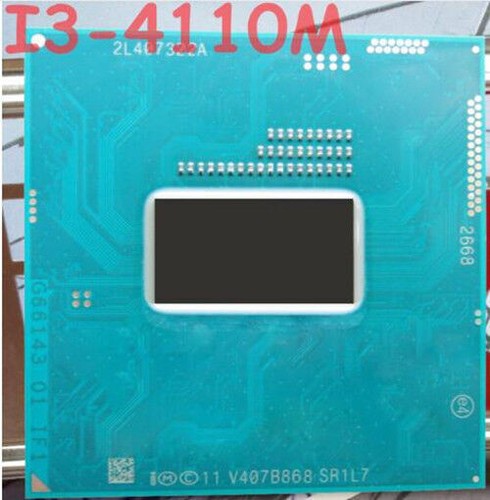 Intel Core I3-4000M I3-4100M I3-4110M Socket G3 rPGA946B HM86 HM87 Haswell CPU - Picture 3 of 6