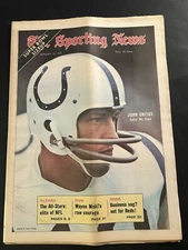 1971 Sporting News BALTIMORE COLTS Johnny UNITAS AFC Championship NO LABEL