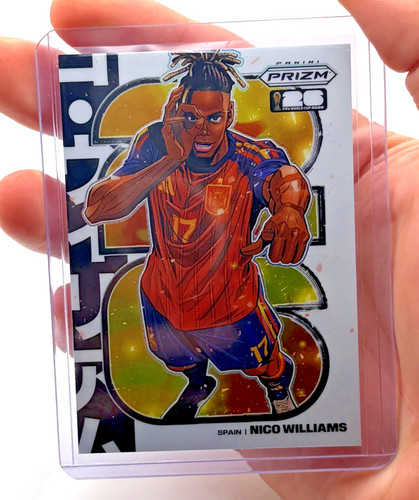 Nico Williams #16 2026 Panini Prizm FIFA Manga card