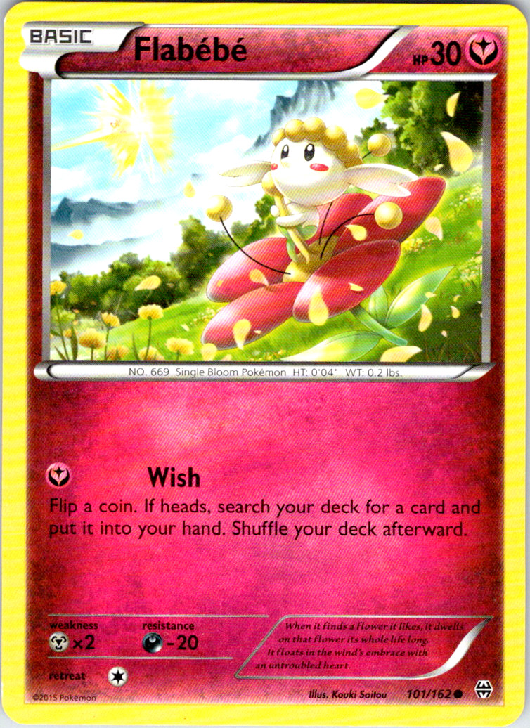 Flabebe 101/162 XY - BREAKthrough Common 2015 NM