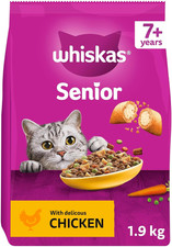 Senior Dry Cat Food .9Kg with Chicken (Pack of 4) 3.89 per kilo