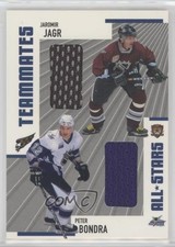 2002-03 ITG Be A Player Memorabilia Jaromir Jagr Peter Bondra #TM-11 2u9