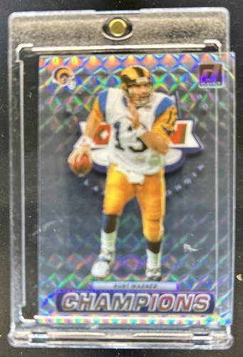 2022 Panini Clearly Donruss Kurt Warner Champions Holo Mosaic #CC-15 Rams