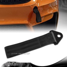 Universal High Strength Black Car Racing Tow Towing Strap Hook Front Rear Bumper Universal High Strength Black Car Racing Tow Towing Strap Hook Front Rear Bumper