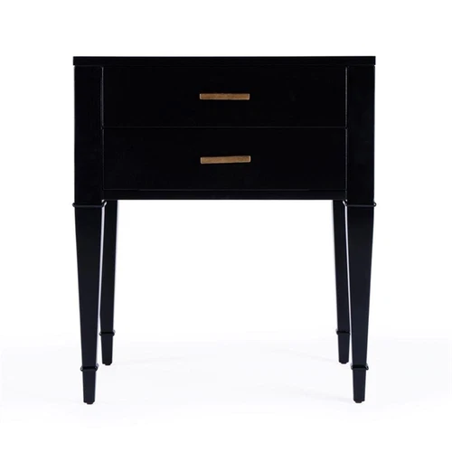 Butler Specialty Company Kai 2 Drawer End Table - Black Licorice - Picture 4 of 8