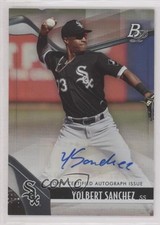 2021 Bowman Platinum Top Prospects Auto Yolbert Sanchez #TOP-46 Auto 0cv