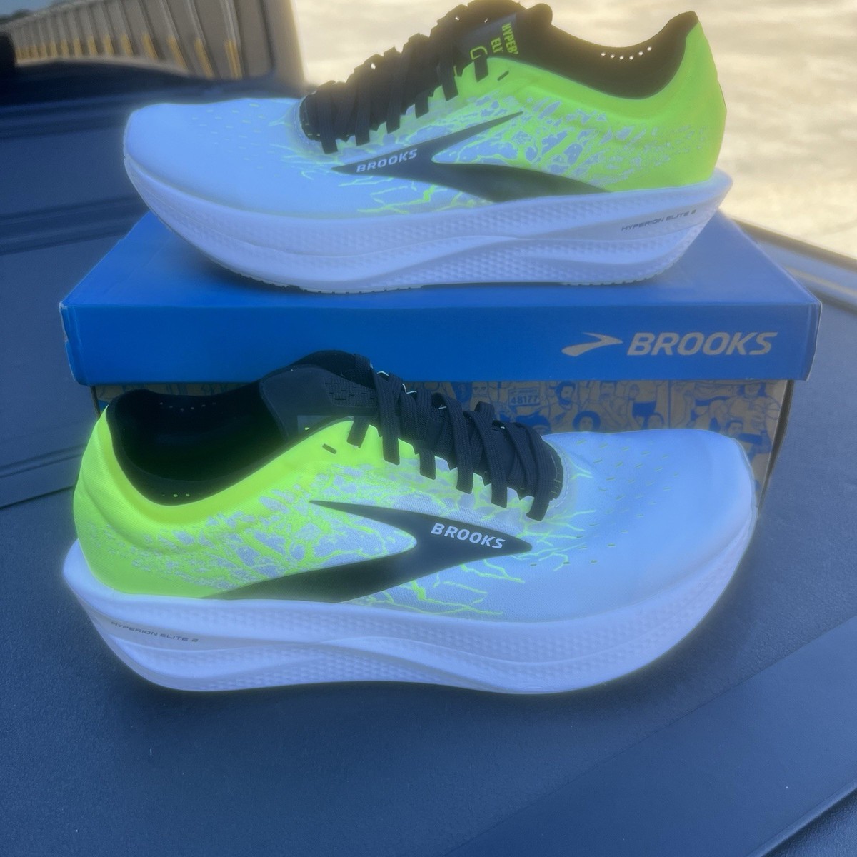 Size 12 - Brooks Hyperion Elite 2 White Nightlife for sale online