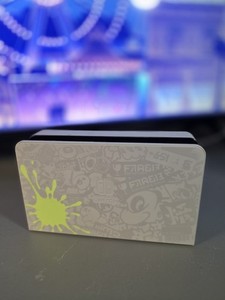 Nintendo Switch Oled Dock Splatoon With Built In Lan Port