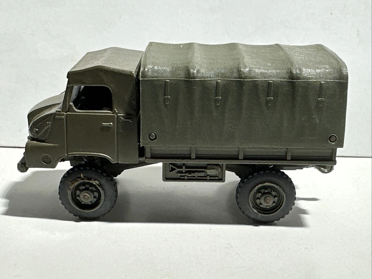 Ancien Simca Cargo 4x4 Bâché Pompier – Miniature Minitrucks Parade 1/43