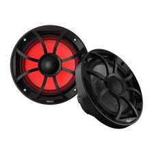 Wet Sounds RECON 6-BG RGB RECON Series 6.5" Speaker,Black XS Grille,RGB Tweeters