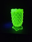 Limited Fenton For Levay  Topaz Opalescent Hobnail Toothpick Holder *2 Nicks — photo 6