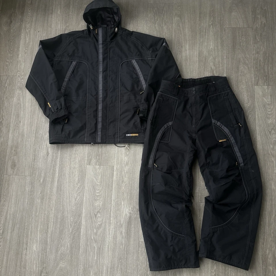 Vintage Y2K Oakley Software Contrast Technical Jacket & Pants Set Mens M/L Baggy - Image 2 of 4