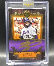 2025 Topps Five Star Baseball Royalty Mike Piazza AUTO Orange /5 Encased Mets