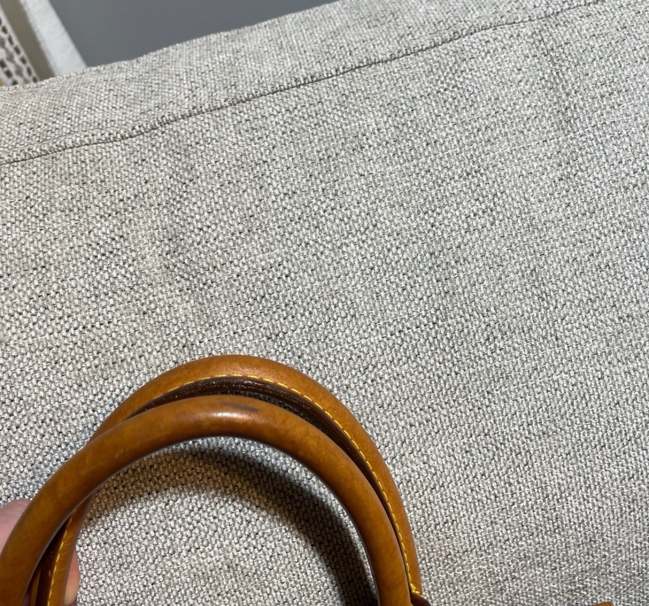 Green Monogram Flat Shopper Tote - image 5