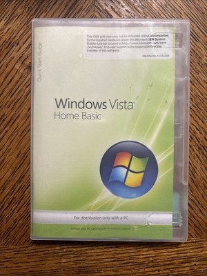 Windows Vista Home Basic Installation DVD ( SEE DESCRIPTION )
