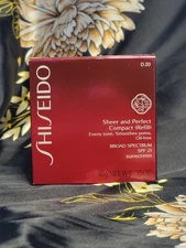 Shiseido Sheer And Perfect Compact Refill, D20 RICH BROWN, GLO.11366, .35oz.