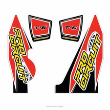 PRO CIRCUIT DC14T6-YZ250F EXHAUST STICKER KIT T-6 AUSPUFF AUFKLEBER
