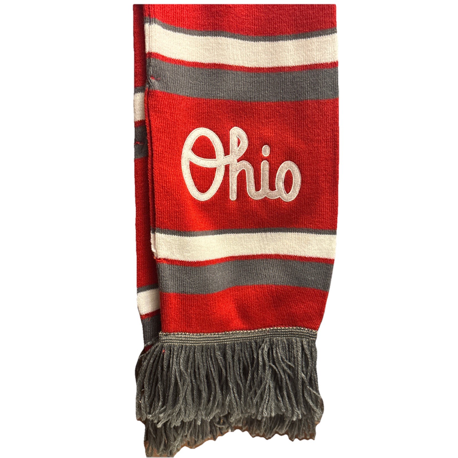 Script Ohio State Buckeyes Scarf with Pockets Ban… - image 1