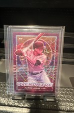 2021 Panini Chronicles - Overdrive Aaron Judge #18 Purple Velocity Prizm