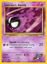 Sabrina's Gastly - 93/132 - Common - Unlimited Edition (Damaged) Gym Heroes - Ps on eBay