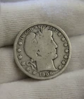 1906 O US Barber Silver Half 50c G (Cleaned)