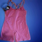 Womens  Medium, Maiden Form Pink Romper.. Sexy, Seamless Smoothing, Stretch, — photo 1