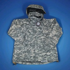 Army Camo Extreme Cold Wet Weather Jacket Men Medium-Regular ECWCS Gen III